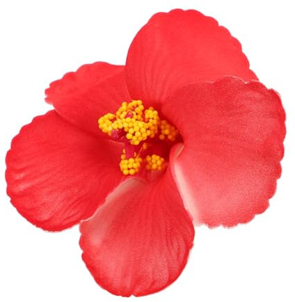 FRCOLOR épingle à cheveux fleur artificielle Bandeaux de fille de fleur modèle de dessert barrette accessoires de cheveux hawaïens pinces à cheveux ies Acier inoxydable rouge