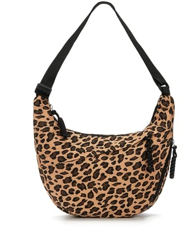GSenhui Mezzaluna Borsa da donna – Mezza Luna Nylon Dumpling Sling Crossbody con tasche multiple per viaggi – Borsa a tracolla laterale Hobo