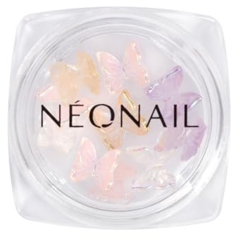 NÉONAIL 3D Nageldekoration Schmetterlinge – Nail Charms für Nageldesign und Nail Art – Nagelschmuck – Mehrfarbig