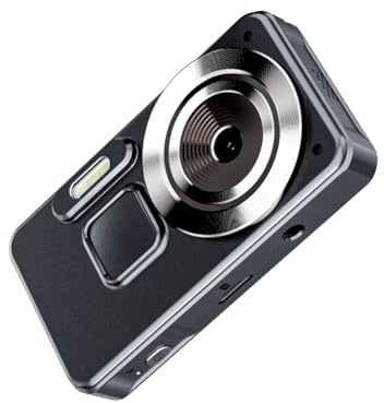 Kueohse Videocámara de 2000 mAh de larga duración con filtro de 1080p, 16x Zoom Videocámara para fotografía principiante