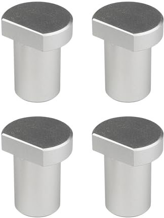Pack of 4 Aluminum Benches Dogs Workbenches Positioning Planing Plug for Precise Woodworking with 19/20mm Diameter
