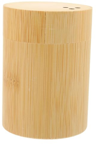 OUNONA Boîte à Cure-Dents Démontable Bambou Distributeur De Cure-Dents De Bureau Contenant Portable pour Cure-Dents