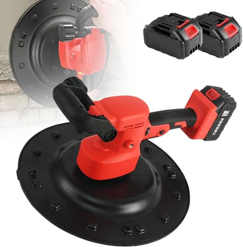 Sunseota Levigatrice elettrica per pareti, frattazzo per lucidatura a Batteria, Macchina per intonacare superfici di Cemento in Cemento da 1680 W - frattazzo Elettrico per Malta per intonaco