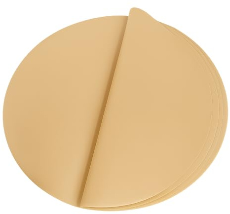 100 Stück 30 cm Airfryer Backpapier Für Heißluftfritteuse Zuschnitte Rund, Backofen Grill Pfanne Pizza Hitzebeständig Fettabweisend Ungebleicht Zuschnitte