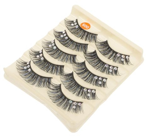 Beaupretty 5paare Künstliche Wimpern Wimpernverlängerungen Natürliche Künstliche Wimpern Make-up-zubehör für Frauen für Damen