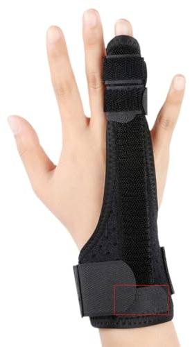 Férula de dedo, férula para dedo en gatillo, férula para dedo en gatillo, férula ajustable para dedo meñique, para esguinces, artritis, tendinitis, para mano derecha e izquierda