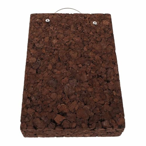 ifundom Fioriera Sospesa da Parete in Sughero 20X30X5 CM per Piante Rampicanti e Orchidee Pannello in Legno Naturale Salvaspazio per Interni Supporto per Felci e Piante Aeree