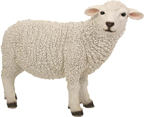 Dekop Krippenzubehör, Schaf stehend, rechts schauend Höhe ca. 30cm (44635094657)