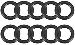 sourcing map 10 Stück O-Ringe Dichtung 11 mm x 7 mm x 2 mm Metrische Nitrilkautschuk Dichtungsring für Sahnespender Poolpumpe Schnellkupplung Kaffeebecher