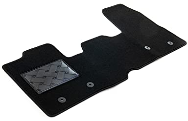 MDM SP-4504 Fußmatten Velours Autoteppich passend für Ford Transit / Custom (Schaltgetriebe) 2014>2019, black