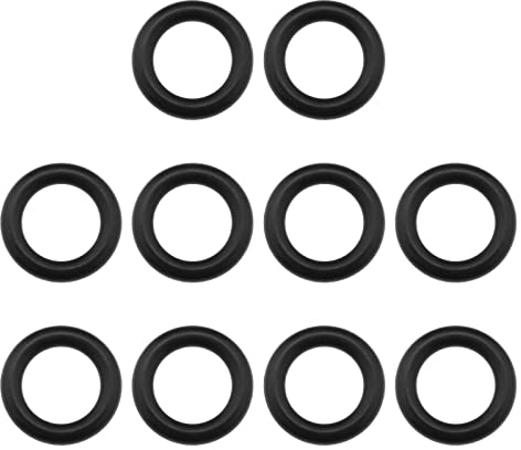eMagTech 10pcs Joints Toriques pour Nettoyeur Haute Pression Remplacement Compatible avec Titan TTB669PRW Anneau en Caoutchouc pour Nettoyeur Haute Pression à Prise Rapide, Noir