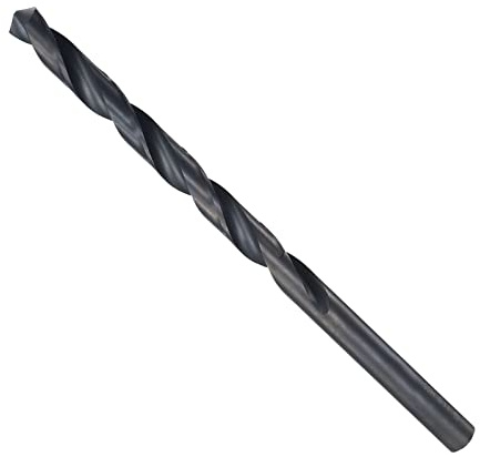CoCud Twist Drill Bits, 11mm Drilling Diameter, Black Oxide High Speed Steel Extra Long Straight Shank - (Applications: for Stainless Steel Alloy Metal), 1-Piece