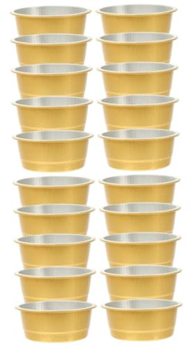 IMIKEYA 20pièces Boîtes De Grill Camping Aluminium Récipients Pour Gâteaux Et Aliments