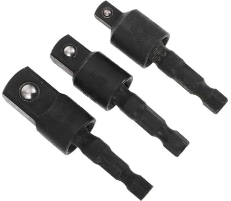HOMSFOU 1 Satz Lauben reparaturen zu hause werkzeug-set Adapter Bohrer auf Sockel Steckdosenadapter Drehadapter aus Stahl Bohreradapter aus Stahl Sechskantgriff bohren Bohrer aus Metall