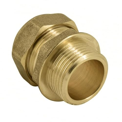 ODSUPPLIES Brass 15mm x 1/2 BSP Compression Male Adapter (Pack of 1)