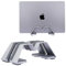 Psitek Supporto Verticale Regolabile per Laptop - Alluminio, Compatibilità Universale per Tutti i Laptop - Design Elegante, Larghezza Regolabile, Antiscivolo & Resistente ai Graffi, Design Brevettato