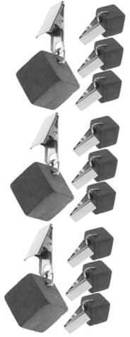 SHOWERORO 3er-Set Tischdeckengewichte Kleiderbügel Schicke Anhängergewichte Vielseitig Einsetzbar Für Den Außenbereich 4 Stück X 3