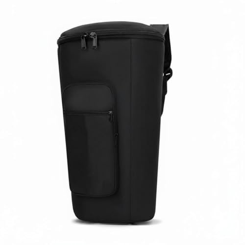 Luwecf Djembe Bag African Drum Carry Case Comfortable Musical Instrument Accessory Black Oxford Cloth Adjustable Shoulder Straps, 12 Inch
