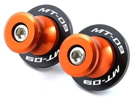 CQNEUDKPI Bobine de bras à bascule pour moto Y&AMA&HA MT09 MT 09 FZ09 Tracer 9 2013-2022 2023 Accessoires de moto CNC 6 mm Vis support coulissant de bras oscillant (3)