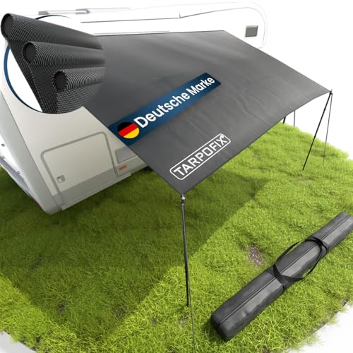 Tarpofix® Sonnensegel Wohnwagen 3x2,4 m mit Keder - UV 60+ Sonnenschutz | Sonnendach für Kederleiste, 100% wasserabweisend | UV-Schutz fürs Camping, Multi Keder | Vorzelt für Camper & Wohnmobil