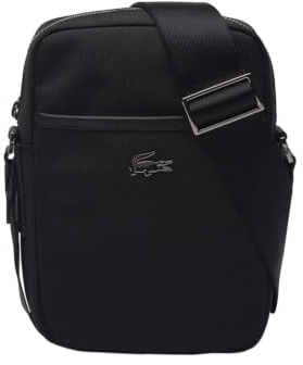 Lacoste Brewen Schultertasche Crossover für Herren, Noir