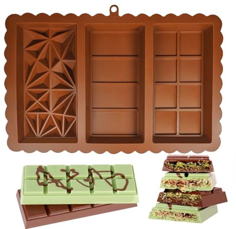 Stampo per cioccolatini profondi – Grande stampo per cioccolatini ripieni | Stabile silicone antiaderente riutilizzabile per alimenti per la preparazione delle festività, caramelle fatte in casa