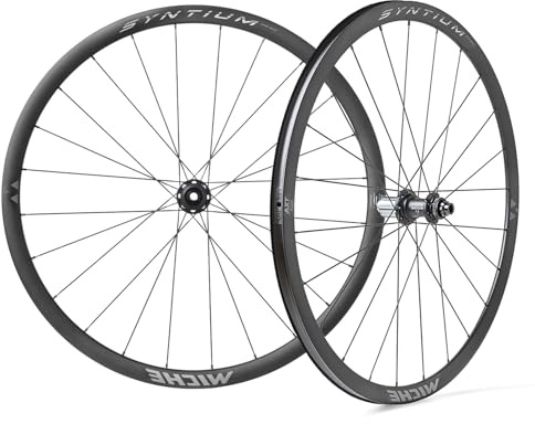 MICHE Syntium Aero Disc Laufradsatz, 622-19C, schwarz, kompatibel mit HG Kassetten