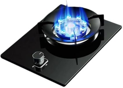Table De Cuisson À Gaz, Cuisinière De Comptoir De Cuisine, 5,2 KW, Neuf Cavités, Feu Élevé, Avec Protection Anti-extinction, Kit De Source De Gaz NG/GPL(LPG)