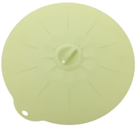 TOYANDONA Extra Large Green Silicone Food Grade Pan Lid Bowl Cover Super Stretchy Sealing Lid Strong Suction Microwave Dishwasher Safe Food Preservation for Home
