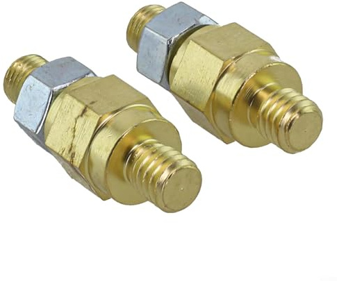 Terminale per batteria in ottone, 2 bulloni da 3/8 × 16 per terminali standard, connessione affidabile, costruzione in ottone massiccio, applicazioni automobilistiche