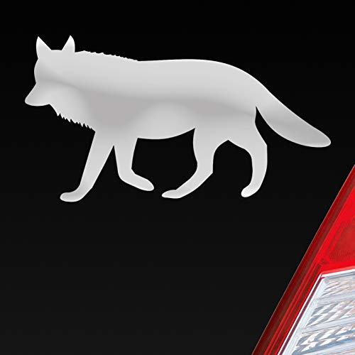 Hellweg Druckerei Auto Aufkleber Wolf Wulf Tier Hund Dog 18x10 cm