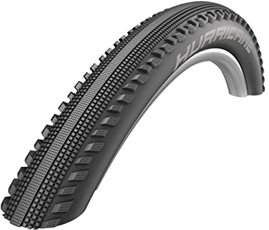 Schwalbe Fahrradreifen Hurricane – Allrounder Reifen 29x2,25 Zoll, 57-622 – All Terrain Reifen für MTB, Trekking Rad & e Bike - Wired Typ – ADDIX Performance – RaceGuard