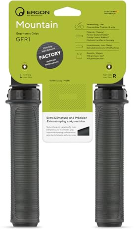 Ergon – GFR1 Factory Fahrradgriff | MTB Gravity, Freeride | Frozen Stealth
