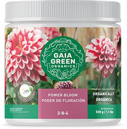 Green Gaia Power Bloom, 500 Gram Fertilizer for Flowering and Fruiting Plants