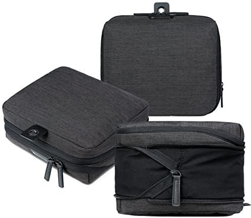 Nordace Set organizer da viaggio per uomini e donne, 2 cubi da imballaggio e 1 sacchetto per il lavaggio, durevoli e resistenti all'acqua (nero)