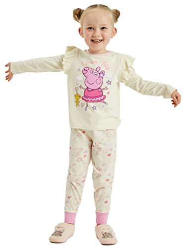 Girls Peppa Pig Pyjamas Frill Dream Character Nightwear (Peppa Pig - Frill, 2-3 Years)