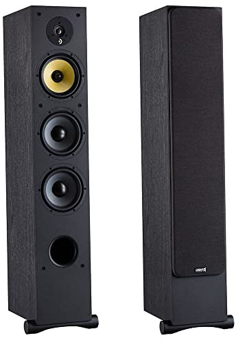 Davis Acoustics Ariane 7 Noir (Black) - Colonne 3 Voies/4 Haut-parleurs - Vendue à l'unité