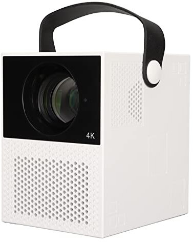 Mini Proyector, 1080P Full HD Compatible con Resolución 1920X1080 FHD Proyector de Video de Pantalla, Compatible con WIFI 2.4G 5G, Parlantes Estéreo Duales 2X5w para Una Experienci(UE)