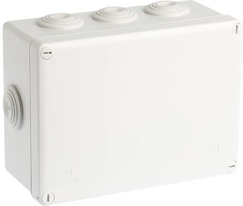 EUR'OHM Boite de dérivation étanche avec traitement anti-UV renforcé - IP55 - SUM'OHM 165x120x70-8 entrées - Câble gaine et connectique