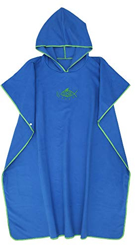 Serviette Poncho Adulte, 110x90cm Séchage Rapide Poncho de Bain Serviette de Plage Microfibre pour Femmes Hommes Poncho de Bain à Capuche Serviette de Surf Poncho Aide au Changement pour le Surf Sauna