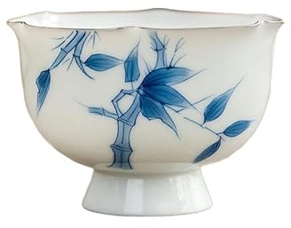 CEMELI 110ML Tasse à thé en Porcelaine Bleue et Blanche Peinte à la Main Tasse à gobelet en céramique Tasses à Expresso en Porcelaine Gobelet à vin en céramique Tasse à café