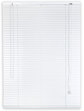 OWIJI Veneziana Bianca PVC Dimensioni 140 x 175 cm Lamelle Regolabili Privacy Protezione Solare Casa Ufficio