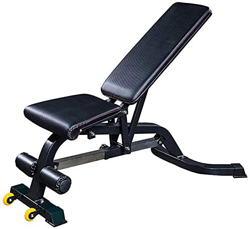 XDAWQP Fitnessgeräte Übung Fitness Hantelbank Home Verstellbarer Fitnessstuhl Professionelles Bankdrücken Multifunktions-Vogel-Trainingsstuhl Kommerzielle Fitnessgeräte Tragkraft 300 Kg