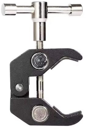 REFLEX CAMERA Super Clamp with 1/4 and 3/8 Thread Ideal Magic arm clamp with Rotary Handle for Photography, Tripod, Lights, Umberellas, DSLR Cameras, Shelves, Rods, Light Stands - Fully adjustable