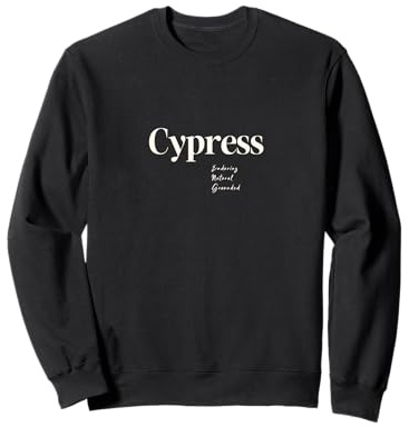 Cipresso – Resistente, naturale e rettificato Felpa