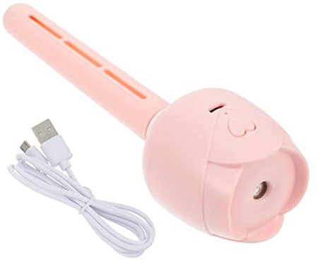 Gatuida Humidificador Portátil Usb Rosa Compacto De Abs Humidificador De Aire De Niebla Para Coche y Oficina Adecuado Para Viajes y Escritorio Standard