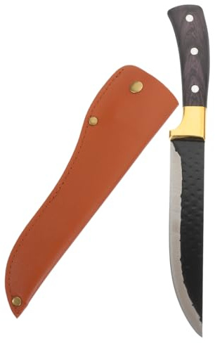 MUELODSIC Cortador Deshuesador De Cocina Ergonómico 7 Pulgadas Acero Forjado Resistente para Chef Doméstico Uso Carnicería y Comedor Incluye Funda Protectora