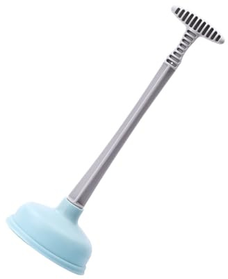 LIFKOME Sturalavandino con Ventosa in Gomma e Manico Lungo Sturalavandini per WC Vasca e Lavello Materiale ABS Resistente Facile da Usare e Smontare Strumento per Pulizia Tubature