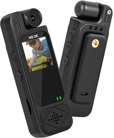 DIKAYI Mini Body Camera, 1080P HD Wearable Body Camera with 128GB Support | Night Vision & Motion Detection for Security, Outdoor Sports, and Daily Recording