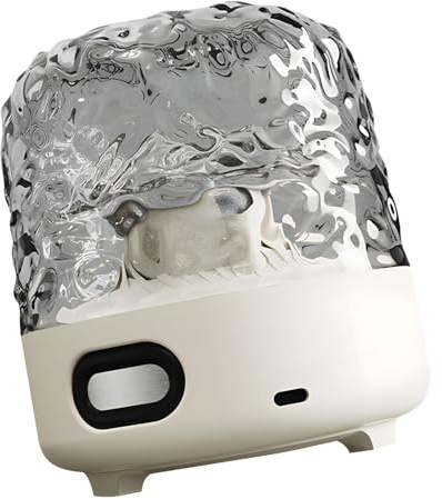 Nucelit Vattenkrusning effekt Bluetooth-kompatibla högtalare med Bluetooth-kompatibel 5.3-teknik och humörbelysning kontr-högtalare
